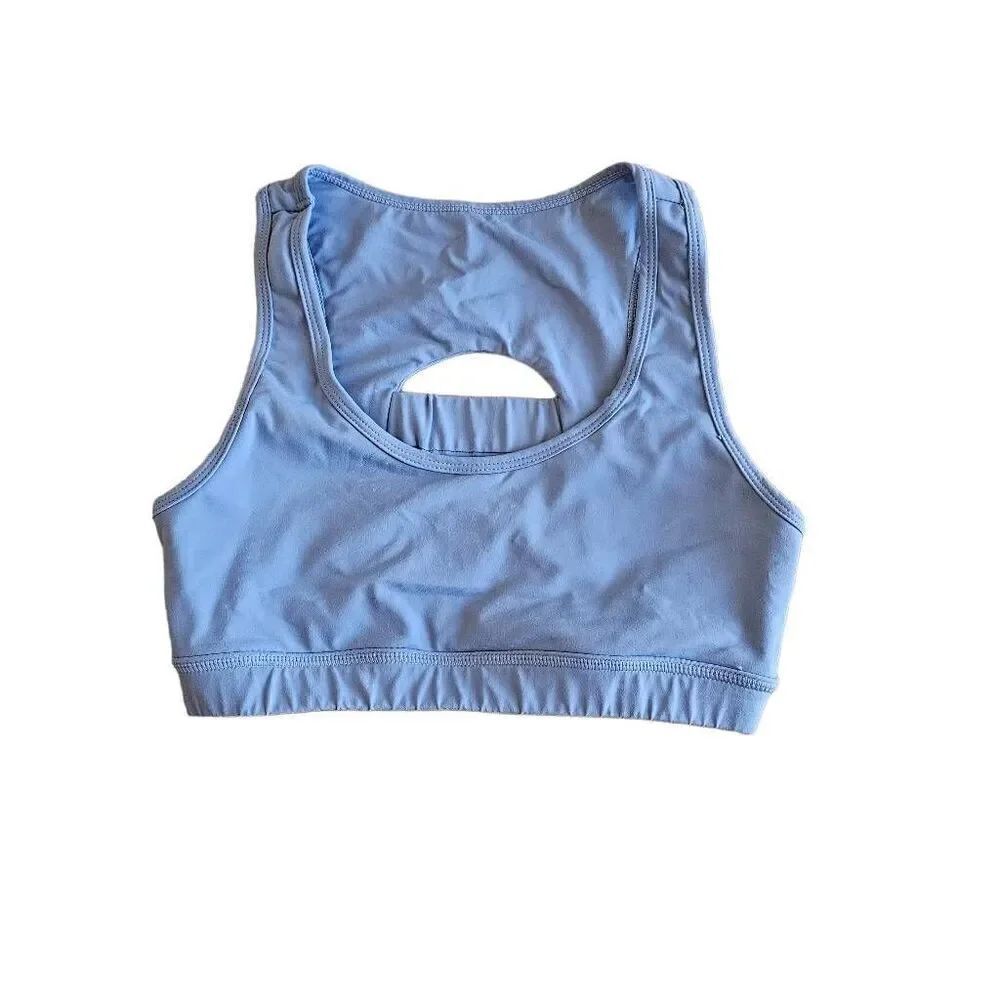Mono b womens juniors Sz S bluegray sport bra